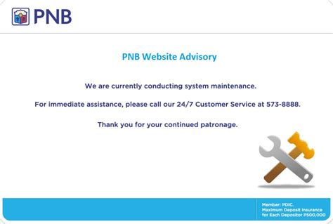 pnb system maintenance today|eServices Advisories .